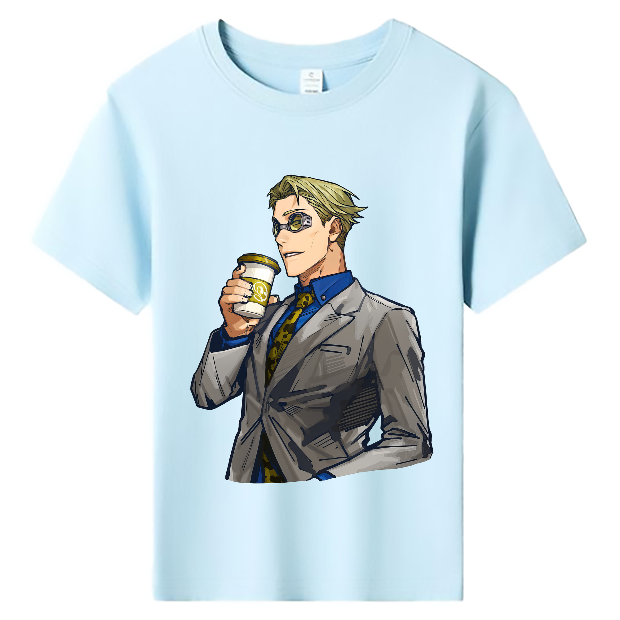 （画像用） 呪術廻戦 Jujutsu Kaisen 綿100％キッズTシャツ（フロントプリント）
